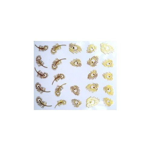 Stickers Plumes - Doré