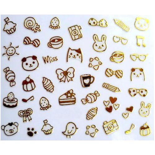 Stickers Rigolo - Doré