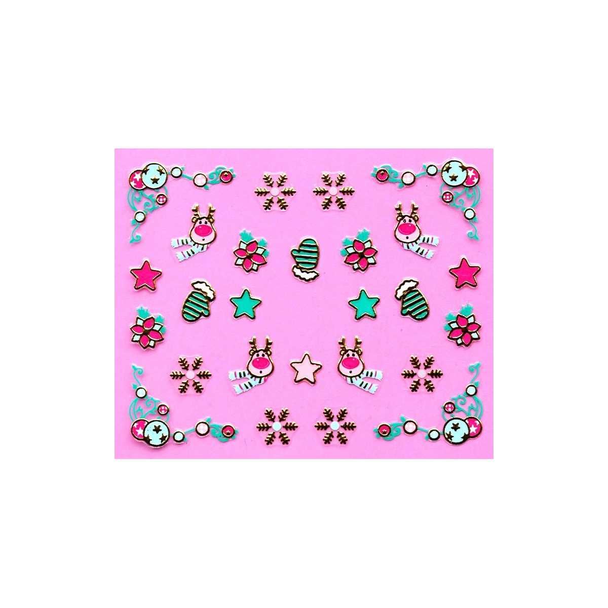 Stickers Renne de Noël, Moufle et Flocon https://www.kit-manucure.com/702-thickbox_default/stickers-ongles-renne-de-noël-moufle-et-flocon.jpg