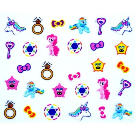 Stickers Petit Poney et Licorne