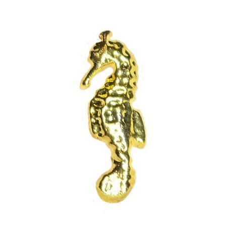 Bijoux pour Ongles - Hippocampe Dorée