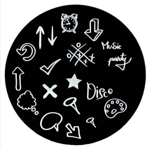 Plaque de Stamping Comics, Bande Dessinée et Flèche