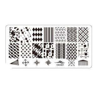 Plaque de stamping rectangulaires OMB