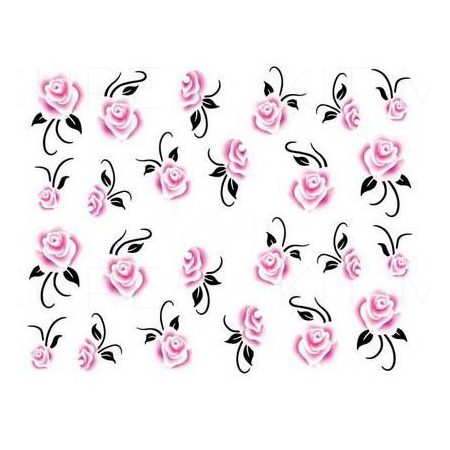 Water Decals Fleurs