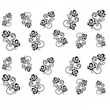 Water Decals Arabesque