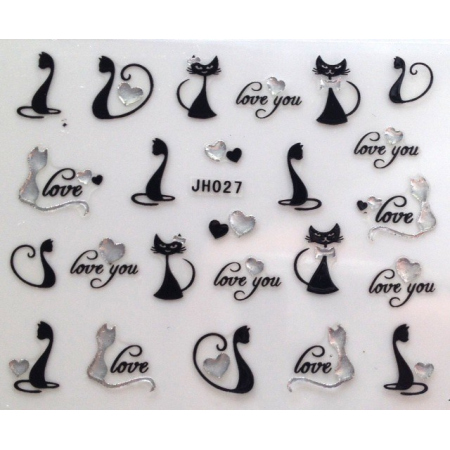 Stickers pour ongles animaux