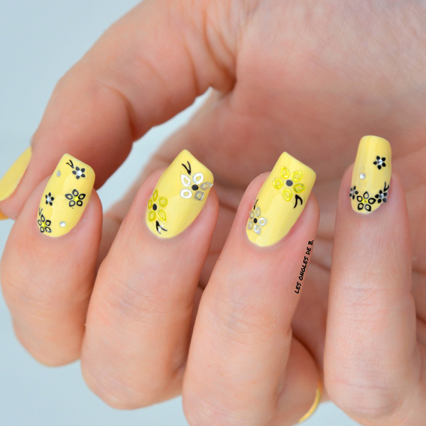 stickers nail art printemps