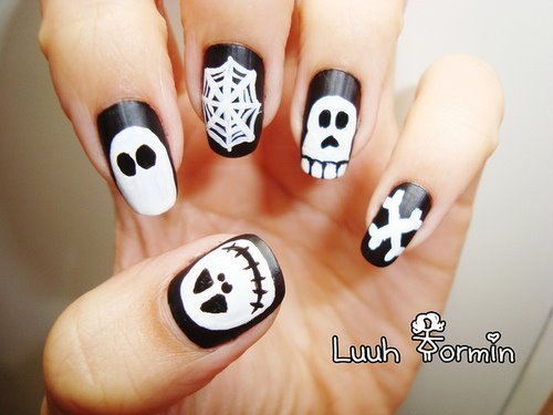 nail art halloween