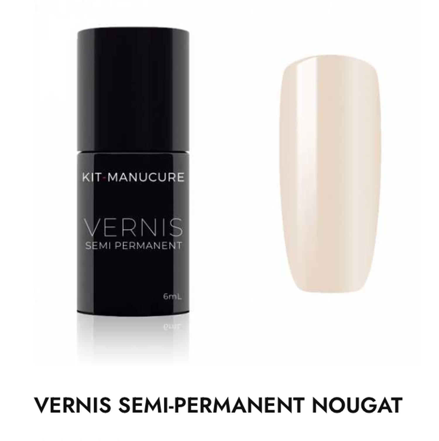 vernis semi permanent nougat