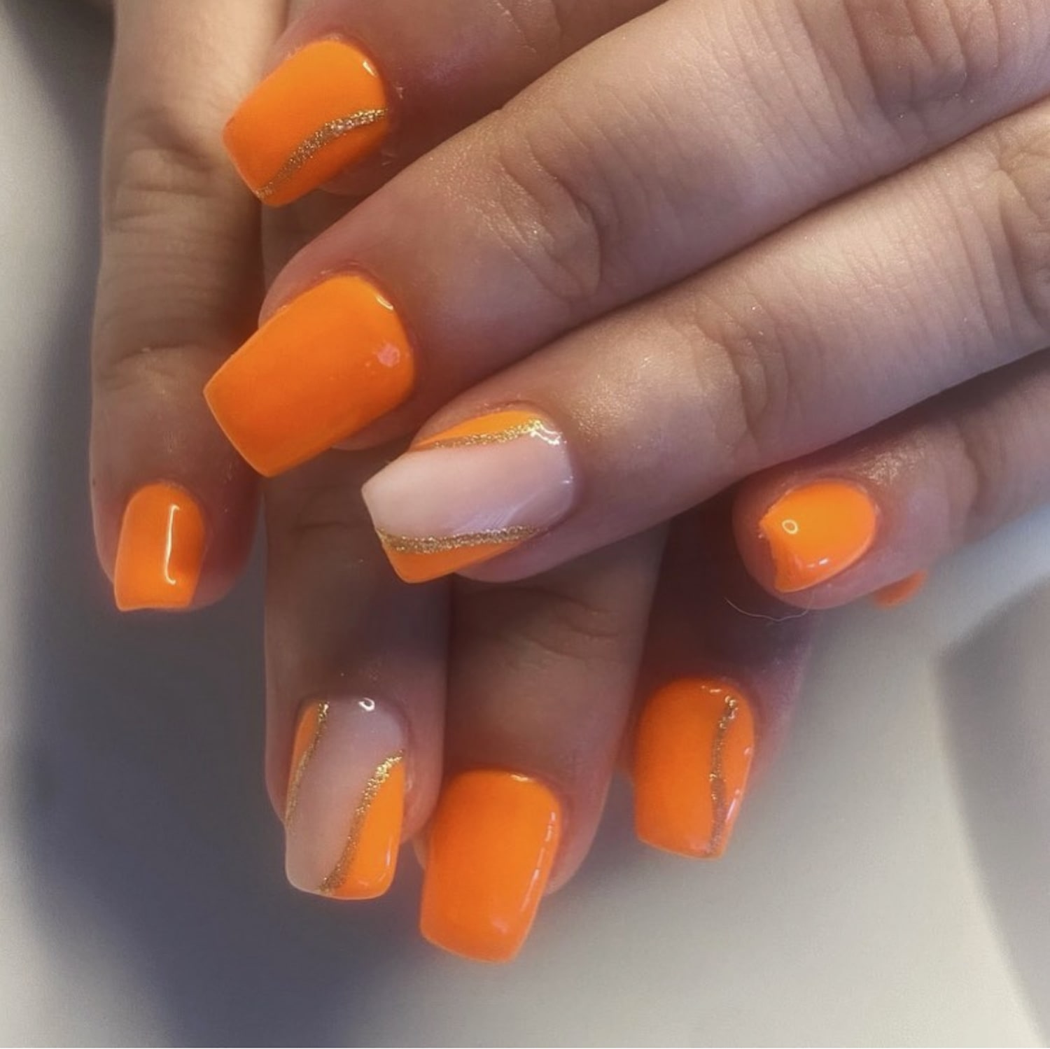 vernis semi-permanent-orange