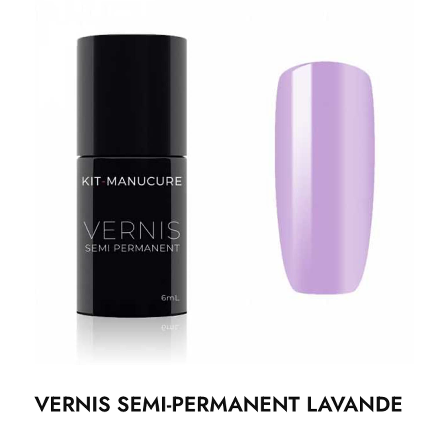 vernis semi permanent lavande