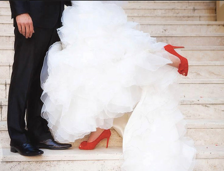 des ongles rouges pour mon mariage