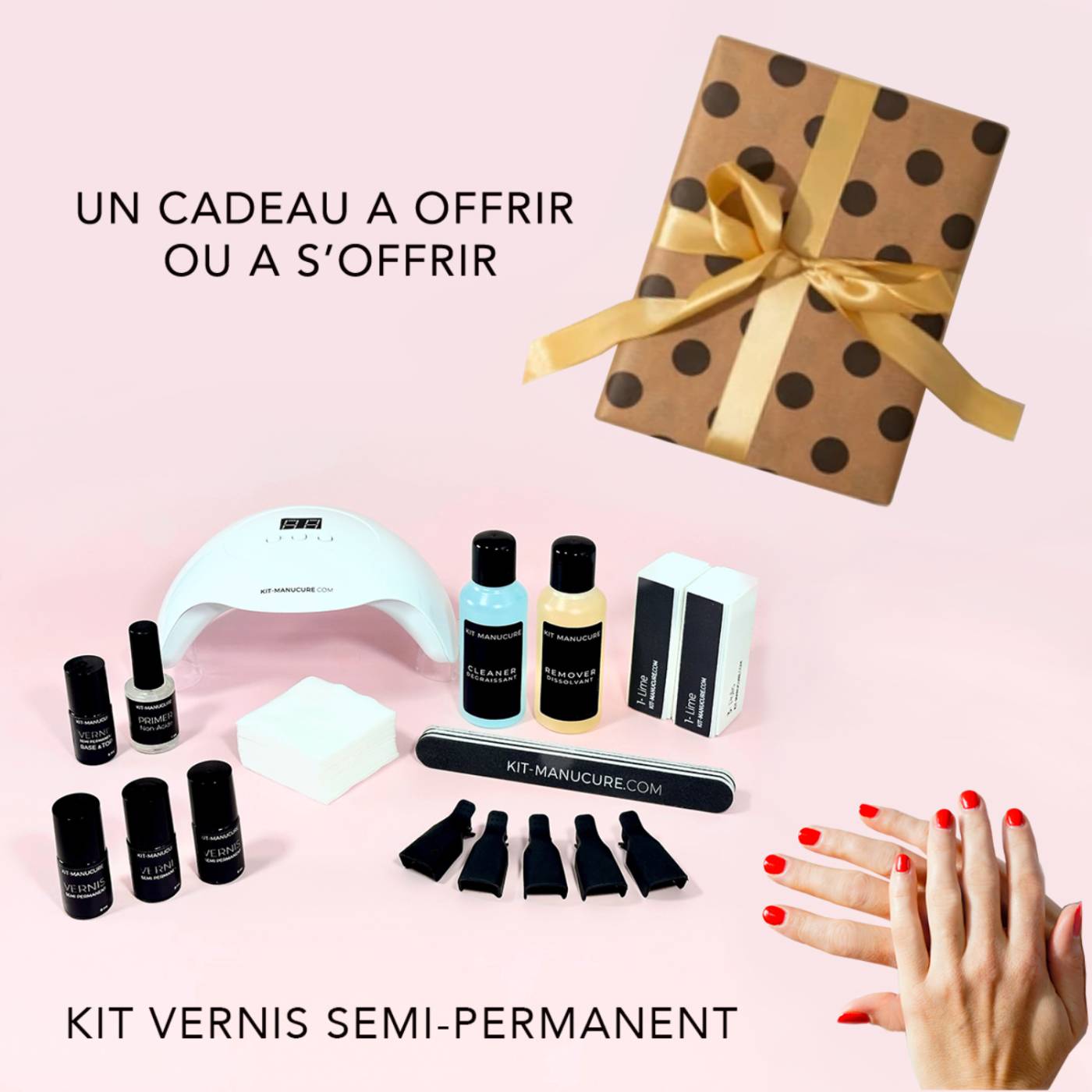 Le kit vernis semi-permanent le cadeau idéal !