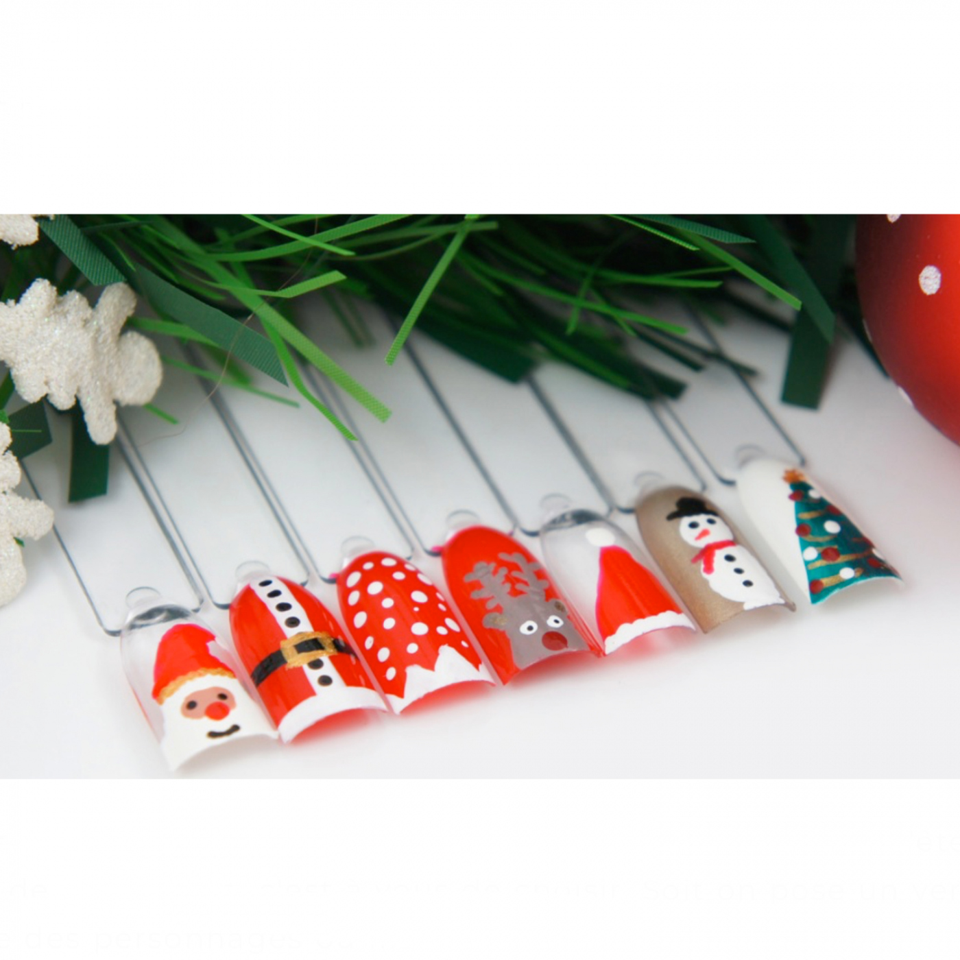 Tuto nail art de Noël 