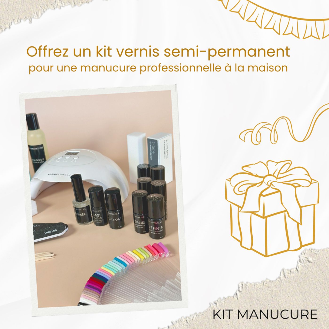 Le kit vernis semi-permanent le cadeau idéal !