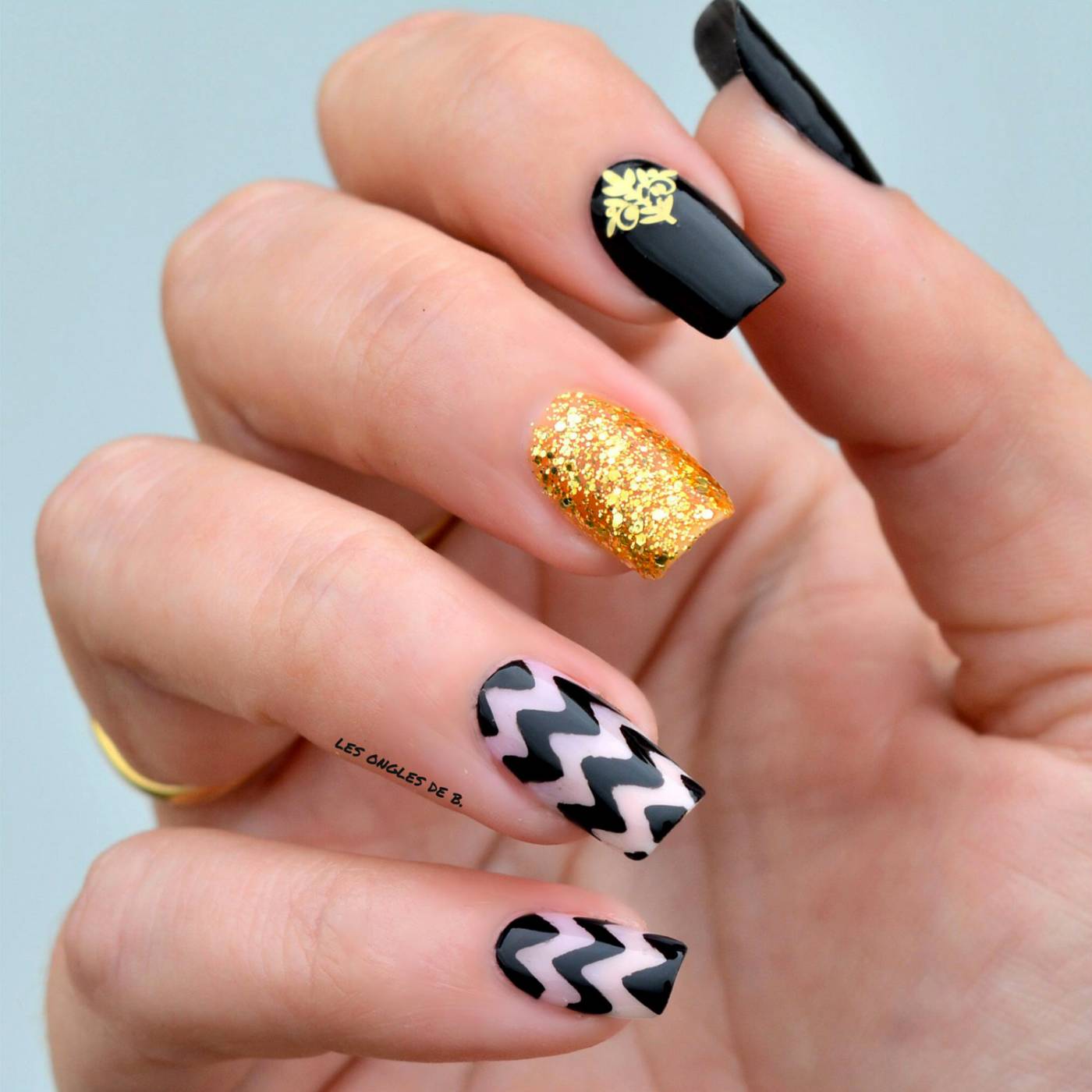 Tuto Nail Art chevrons